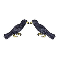 cartoon crows N3
