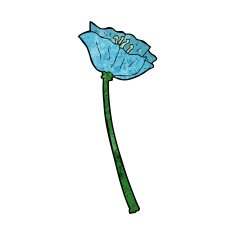 cartoon flower N320