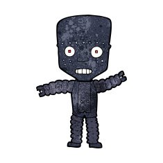 Cartoon Robot N217