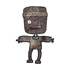 Cartoon Robot N218