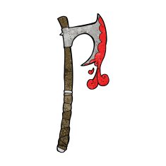 cartoon viking axe N7