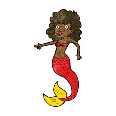 Cartoon Mermaid N50