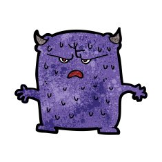 cartoon little alien N27