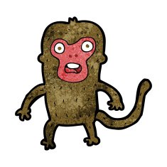 Cartoon Monkey N83