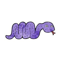 funny cartoon snake N47
