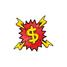 cartoon dollar symbol N8
