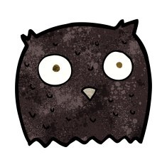 Cartoon Owl N120