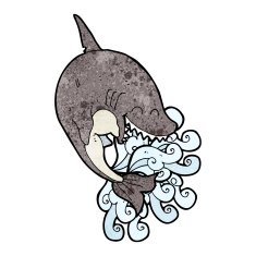Cartoon Shark N56
