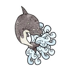Cartoon Shark N57