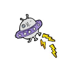Cartoon UFO N8