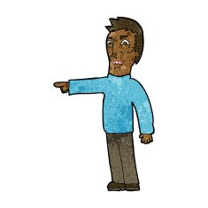 cartoon angry man pointing N7