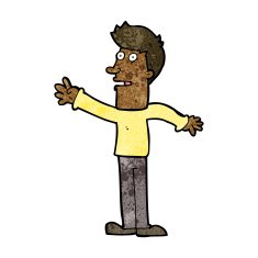 Cartoon Man Reaching N7