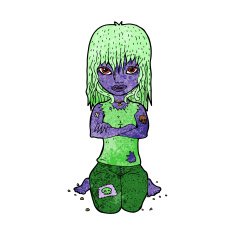 Cartoon Vampire Girl N167