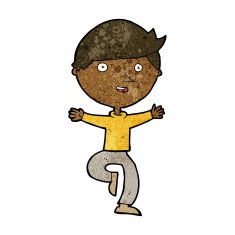 cartoon excited man N75