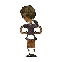 Cartoon Waitress N26