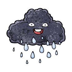 cartoon raincloud N14