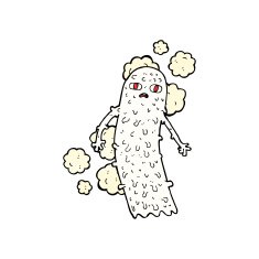 cartoon spooky ghost N77