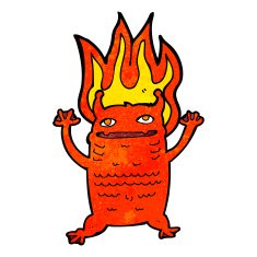 cartoon little monster N48