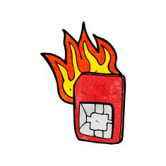 cartoon sim card N7