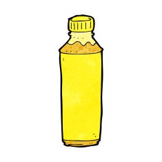 Cartoon Juice Bottle N16
