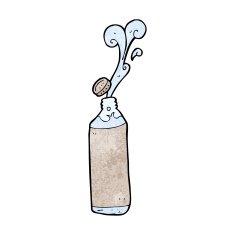 Cartoon Juice Bottle N17