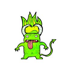 cartoon little devil N78