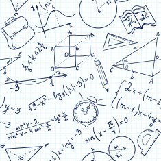 Seamless school pattern N19
