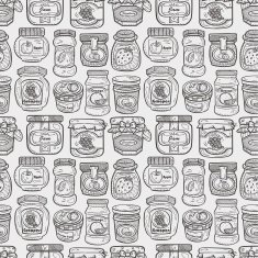 seamless doodle jam pattern