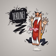 Angry Boss Screaming Deadline