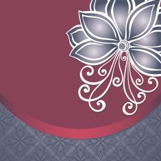 Vector Colored Floral Background Hand Drawn Texture N45
