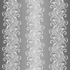 Seamless Ornate Pattern (Vector) Hand Drawn Texture N84