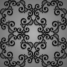 Seamless Ornate Pattern (Vector) Hand Drawn Texture N86