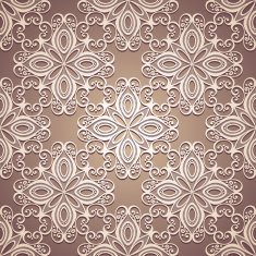 Seamless Ornate Pattern (Vector) Hand Drawn Texture N94