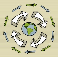 Recycle - Hand Drawn