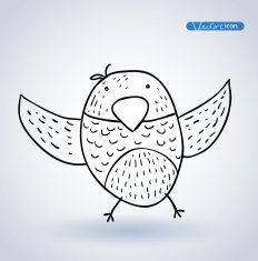 Bird vector illustration N2