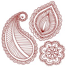 Mehndi Paisley Doodles