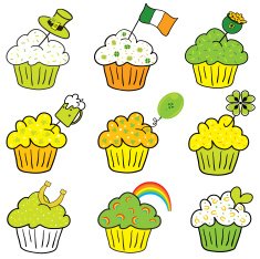 St Patrick's Day Cupcakes