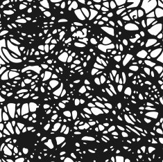 Black And White Abstract Doodle Background