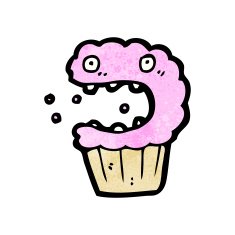cartoon cup cake N18