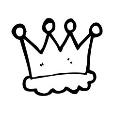 cartoon crown symbol N11