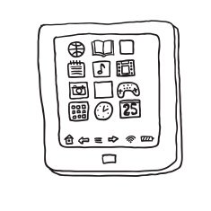 tablet pc Drawing