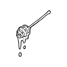 cartoon honey stick N6