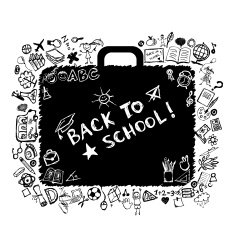 School bag sketch for your design