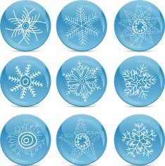 Set of snowflakes N2