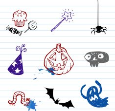 Halloween Doodles N7