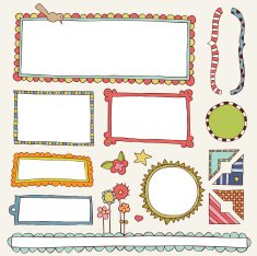 hand drawn frames N13