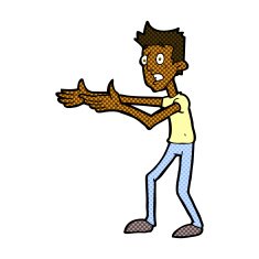 comic cartoon man desperately explaining N3