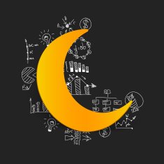 Drawing business formulas moon N21
