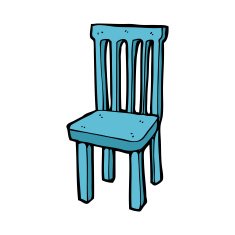 cartoon wooden chair N9