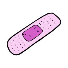 cartoon medical plaster N7